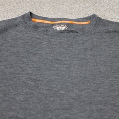 Omni-Wool Shirt‎ Mens 2XL XXL Gray Base Layer Wool Blend Poly Lined Long Sleeve