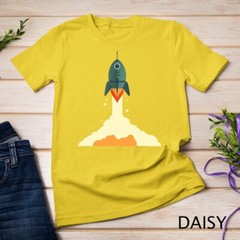 Space Rocket Astronaut T-Shirt Astronomy Exploration Unisex T-shirt