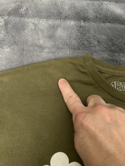 Artcotic x Dalek Space Monkey Graphic Tee Shirt Olive Green Men’s Large L