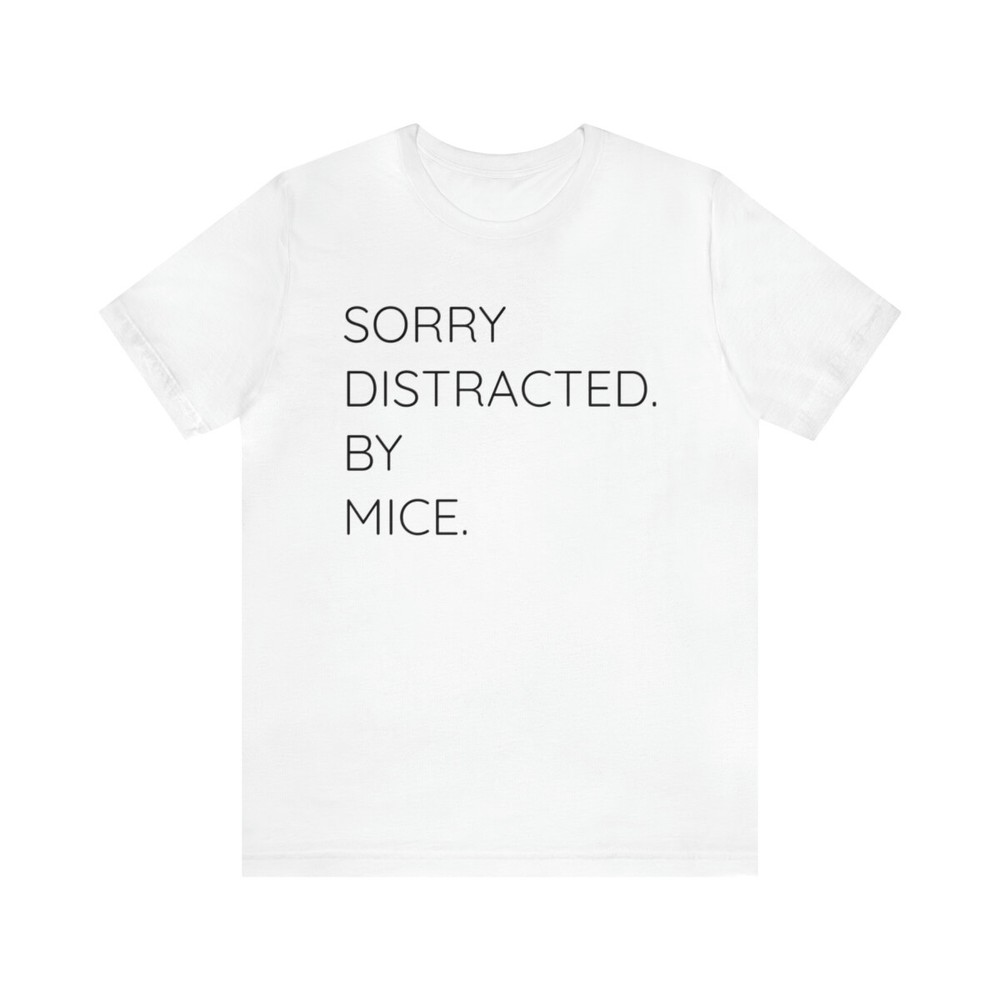 Distrected Mice, Kurzarm, Geschenk, maus, Herren T-Shirt Unisex Jersey