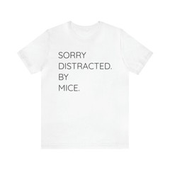 Distrected Mice, Kurzarm, Geschenk, maus, Herren T-Shirt Unisex Jersey