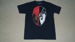 Marvel Comics DEADPOOL Split Face Movie Shirt MEDIUM Rob Liefled Art X-MEN