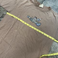 Vintage 90s Single Stich Brown Mossimo Joy Ride Shirt Made In USA Brown