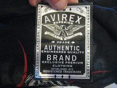 Avirex FLY TO DEATH SKELETON TEE NEW WITH TAGS 2008
