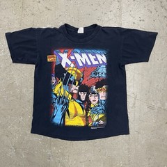VTG X-Men Shirt Large USA Comics Marvel Rogue Cyclops Gambit Beast Wolverine 90s