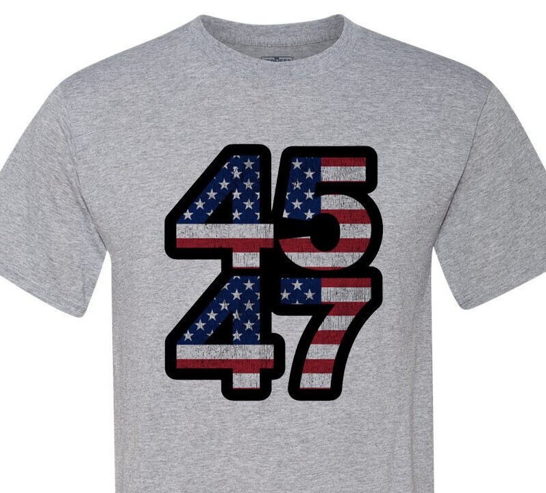 Trump 45 47 – Patriotic – USA – Uber Soft – Cheap & Fast Shipping