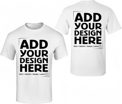 Custom Gift T-Shirt Personalized Photo Text Print For Family Friends Birthday