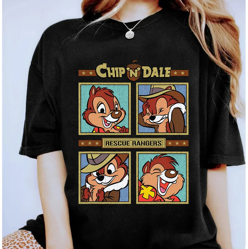 Disney Chip And Dale T-SHIRT UNISEX1