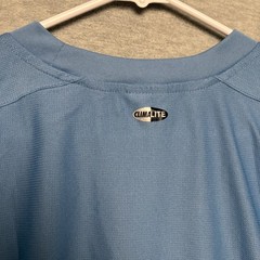 Vintage Adidas Climacool 3 Stripe Blue Athletic Training Gym shirt Large