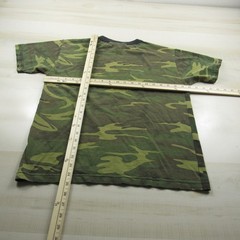 Vintage Mossimo Shirt Mens Small Green Camo Casual Short Sleeve Cotton