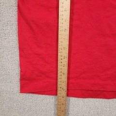 Vtg Fruit of the Loom T-Shirt Mens Medium Two Toned Red Black Single Stitch USA