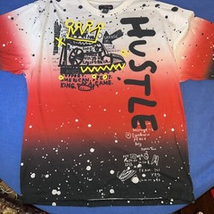 Studio 23 Concept T-Shirt 3XL All Over Graffiti Basquiat Art New York 80s