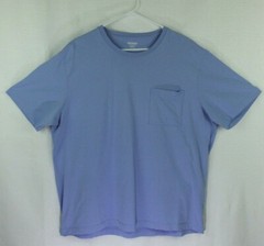 Goodthreads T-Shirt Men XXL 2XL Blue Pocket Crew Neck Short Sleeve Tee