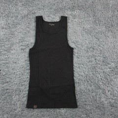 EKKOVISION Shirt Mens 2XL Black Sleeveless Ribbed Tank Tagless Stretch NWOT