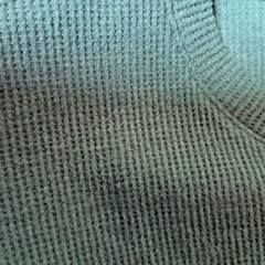 Nautica Sleepwear Men’s Green Waffle Knit Crew-Neck Long Sleeve T-Shirt M