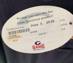 Men’s size Medium Fireman Navy Long Sleeve Top by Game – NWT !!