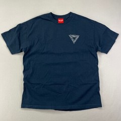 FULL SEND Nelk Boys T-Shirt Mens XL Dark Navy Triangle Graphic Spell-Out Tee
