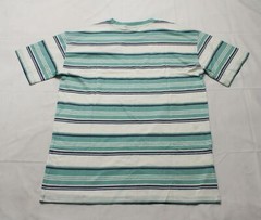 New Look Men’s Oversized Striped Crew Neck Shirt JL3 Blue/White Stripe Small