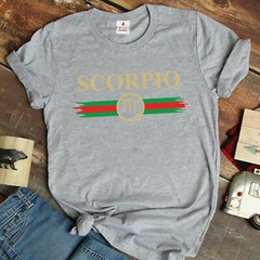 SCORPIO SHIRT ZODIAC HOROSCOPE T-SHIRT DESIGNER ASTROLOGY SCOPRIO SEASON