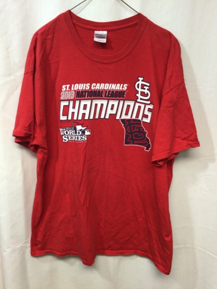St Louis Cardinals 2013 National League Champions Red XL T Shirt MLB Licensed