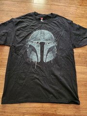 The Mandalorian This Is The Way Men’s Black T-shirt Tee Shirt Star Wars, Large