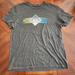 Westside Dynamic Lattitude 64 Disc Golf T-Shirt Size Large Tour Sponsor Logo