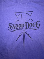 Snoop Dogg x The Undertaker Mens T Shirt Purple Logo Size Small Rap Hip Hop 90s