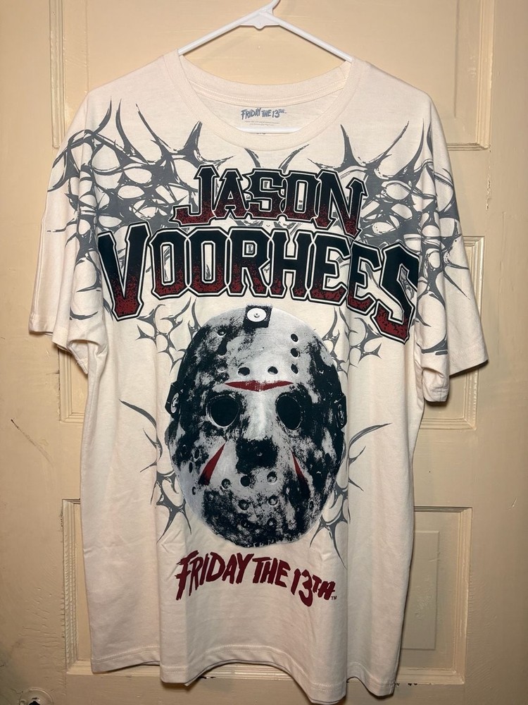 Mad Engine Friday the 13th Jason Voorhees Graphic T-Shirt