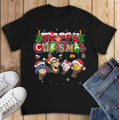 Disney Cute Winnie The Pooh And Friends T-Shirt Unisex1