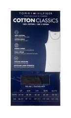NWT Tommy Hilfiger. 3 Pack. Cotton Classic A-Shirt. Tank. Black. MSRP $42.50