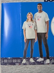 Member’s Mark – Americana – T Shirt Unisex – Size S