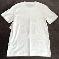 True Religion Mens T-Shirt Size Small Cowboy Graphic Print Embroidered Beige