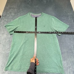 Chaps T-Shirt Mens 2XL Heather Green Embroidered Logo Everyday Wear Casual Tee