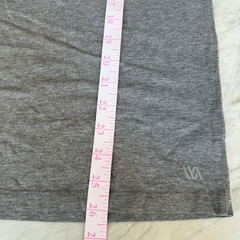 VRST men’s essential pocket mid gray Heather cotton stretch shirt size S NWT