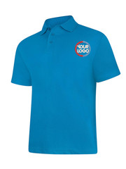 Custom Embroidered Polo Shirt Uneek UC101 Personalised Workwear Poloshirt T