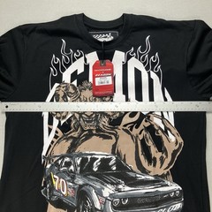 Dodge X Reason Demon Race Club Graphic Print T-Shirt Black Sizes Vary DGS6TM-208