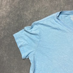 Banana Republic T-Shirt Mens Large Blue Short Sleeve V-Neck Casual Pullover