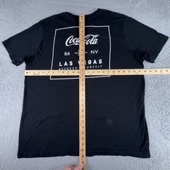 Coca Cola Shirt D Lab Collection Las Vegas Coke Graphic Tee Mens XXL 2XL Black