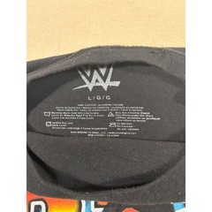 WWE The Rock Graphic T-Shirt Mens Large Black Brahma Bull Dwayne Johnson Retro