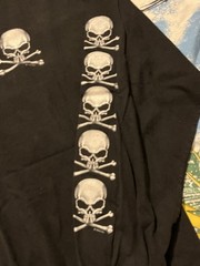 Vtg 90s Skull Crossbones Long Sleeve 1999 Good Sport Shirt Biker T-shirt XL