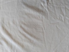 LOUIS VUITTON WHITE HIGH NECK / COWL NECK EMBROIDERED MONOGRAM T-SHIRT MEDIUM