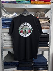 Guns And Roses Vintage 90s Single Stitch double L print Euro bootleg t-shirt