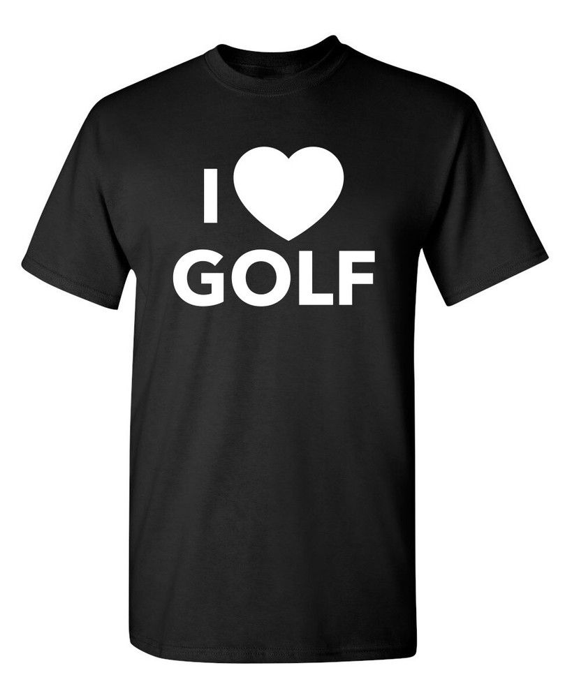 Golf Is Lovely Sarcastic Humor Novelty Super Soft Ring Spun Funny T Shirt