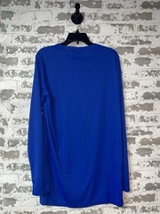 NEW! Idtswch Men’s Tall Rash Guard Long Sleeve T-Shirt 50+ Sun Protection Blue