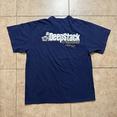 The Venetian Shirt Mens L Blue Las Vegas Casino Resort Logo Tee Made USA Cotton