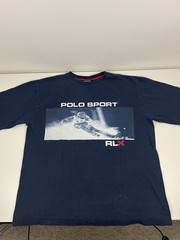 VTG Polo Sport Ralph Lauren T Shirt Men Sz L Large RLX Arctic Challenge USA Made