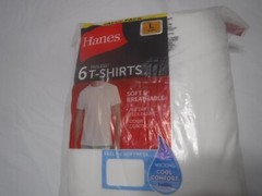 Short Sleeve T-Shirt Men’s Size L 42-44 value pack of 6 Tagless
