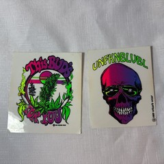 Vintage Rare 1989 Wizard Wear Stickers! New Old Stock! Come With 2 Stickers