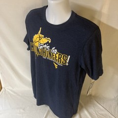 Colosseum Mens T-Shirt Medium Blue WVU West Virginia Cue Country Roads NWT FS!