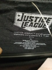 JUSTICE LEAGUE DC COMICS THE FLASH NAMES MEN’S T-SHIRT SIZE M / MEDIUM NEW W TAG